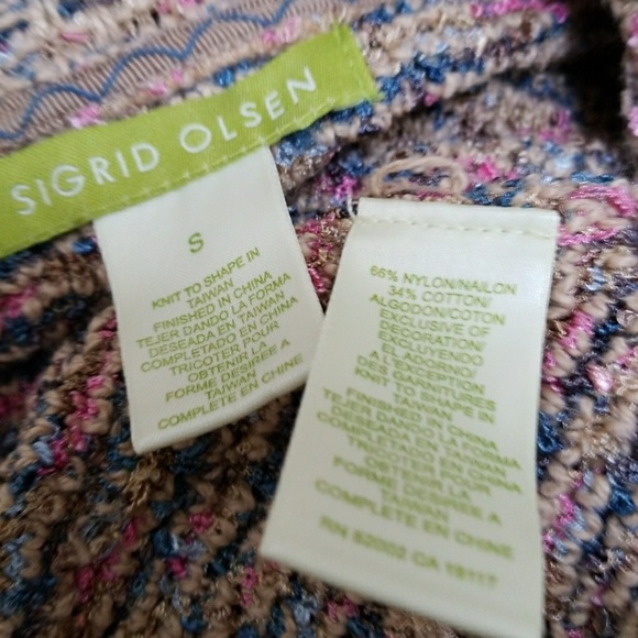 Sigrid Olson knobby tweed button up Sweater Jacket - Picture 10 of 12